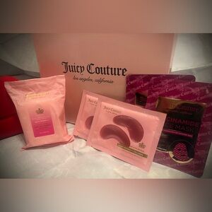 Juicy Couture NWT Facial Wipes, Under Eye & Facial Masks Bundle